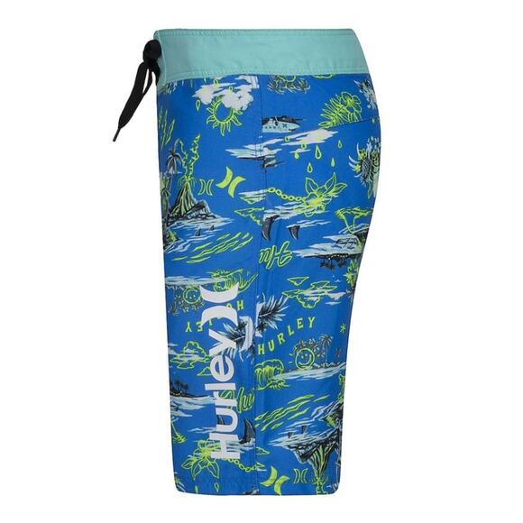 NWT Hurley Boy's Doodle Island Board Shorts Size 20 Swim Beach Travel Vacation - Picture 2 of 7